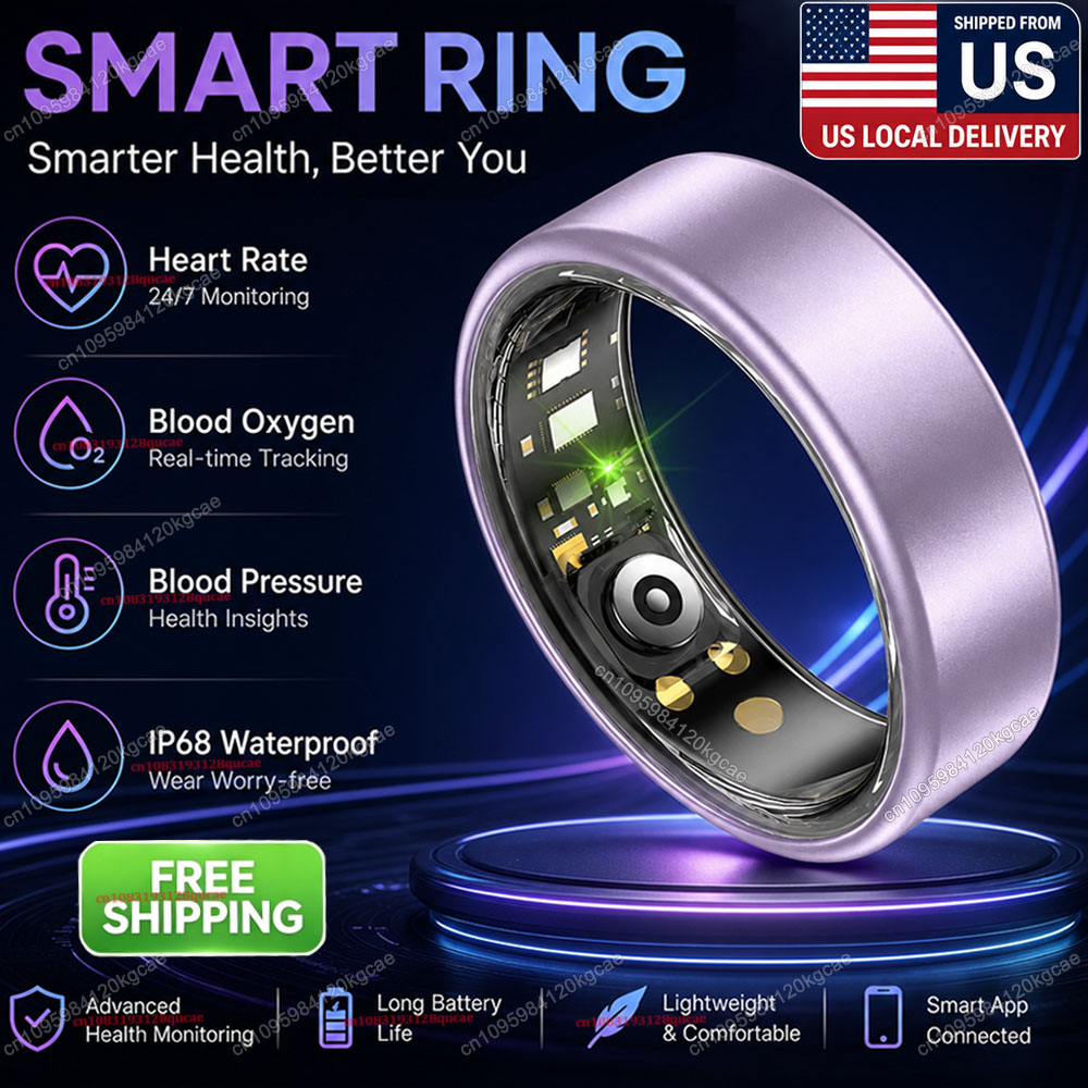 Health Monitors - Bague connectée pour la fréquence cardiaque,