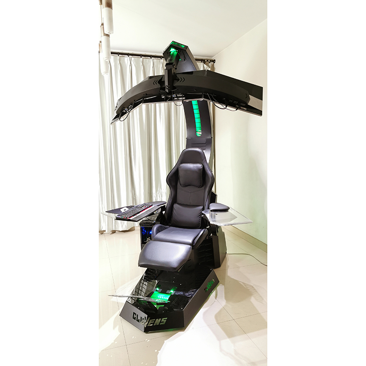 Massage - Fauteuil de jeu inclinable à gravité