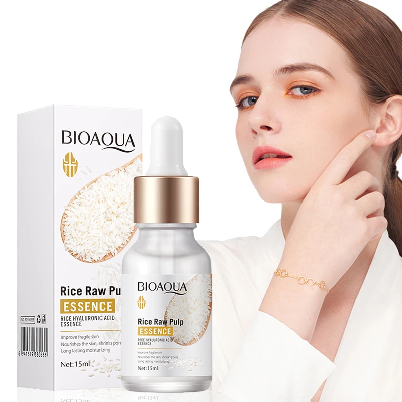 Hyaluronic Acid Facial Serum - BIOAQUA Essence de riz acide hyaluronique