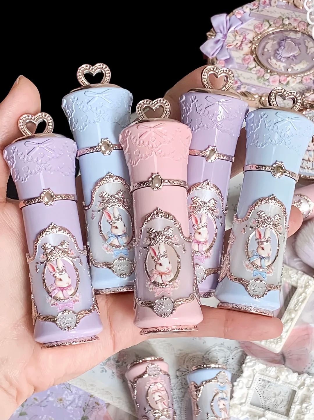 Matte Velvet Lip Tint Long Lasting - Flower Knows Makeup Collection Bunny Garden