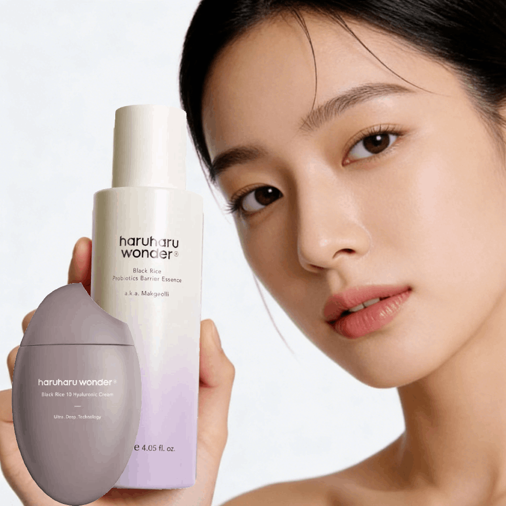 Coréen Haruharu riz noir probi - Hyaluronic Acid Facial Serum avis et prix