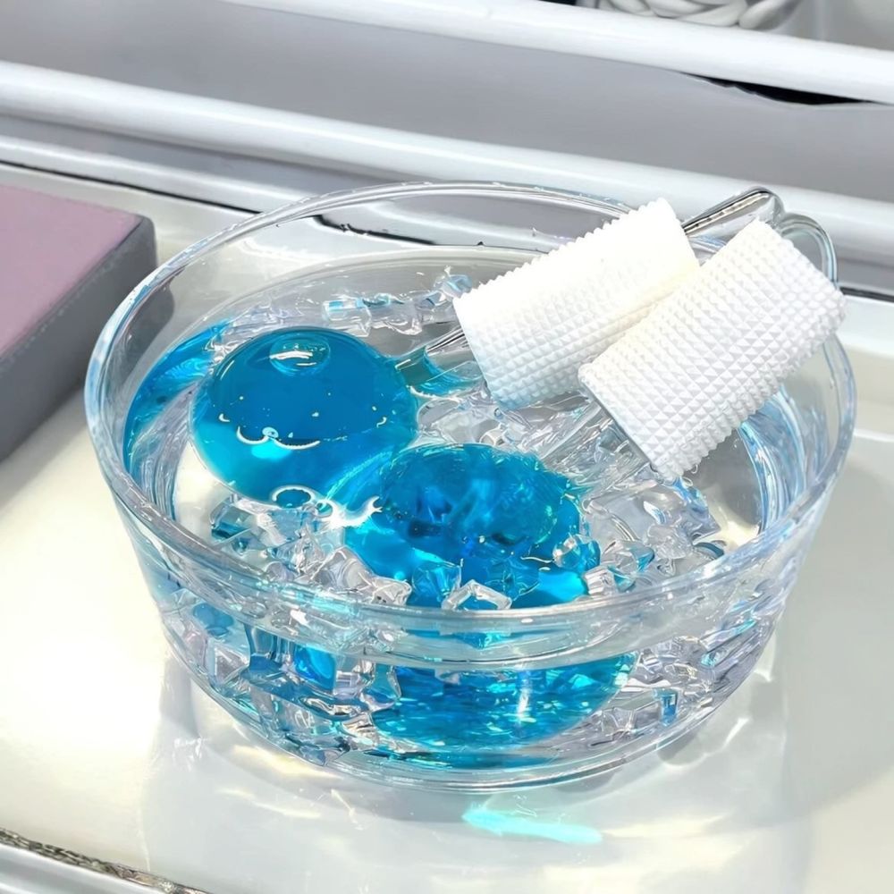 Boules de glace pour massage f - Face Ice Roller Puffiness avis et prix