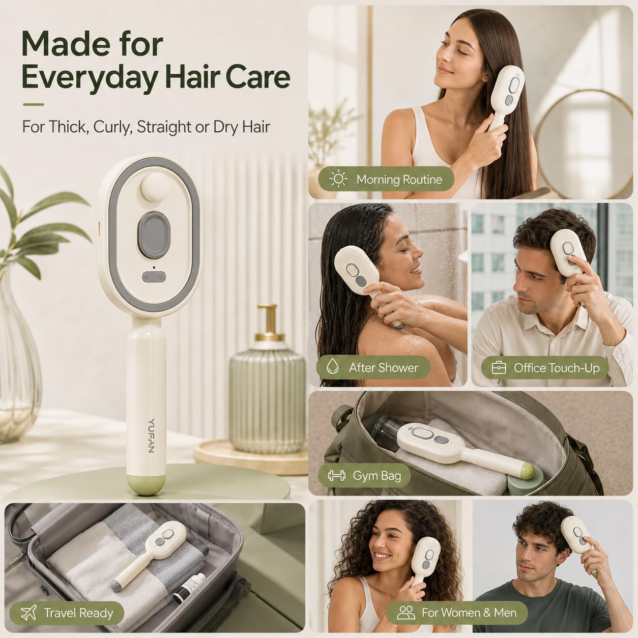 Peigne massant électrique 2-en - Massage avis et prix