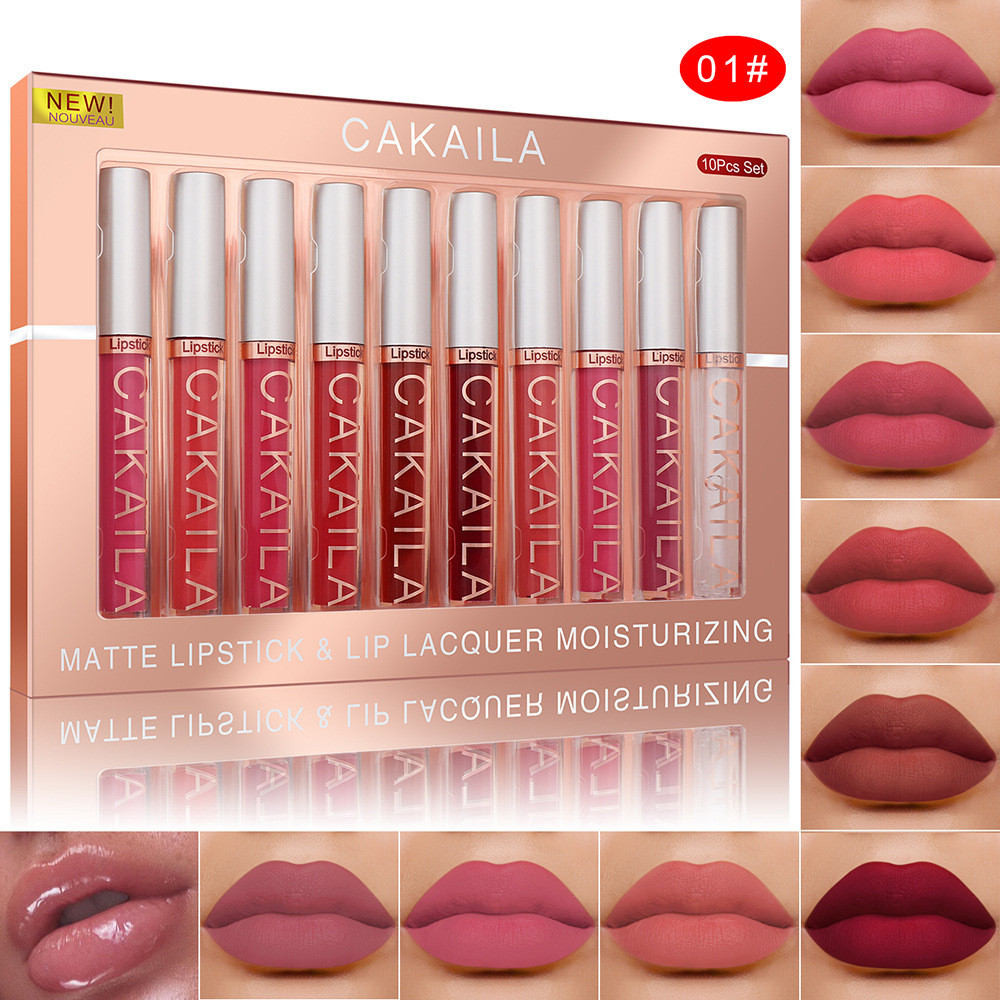 Lot de 4/10 pièces – Rouge à l - Matte Velvet Lip Tint Long Lasting avis et prix