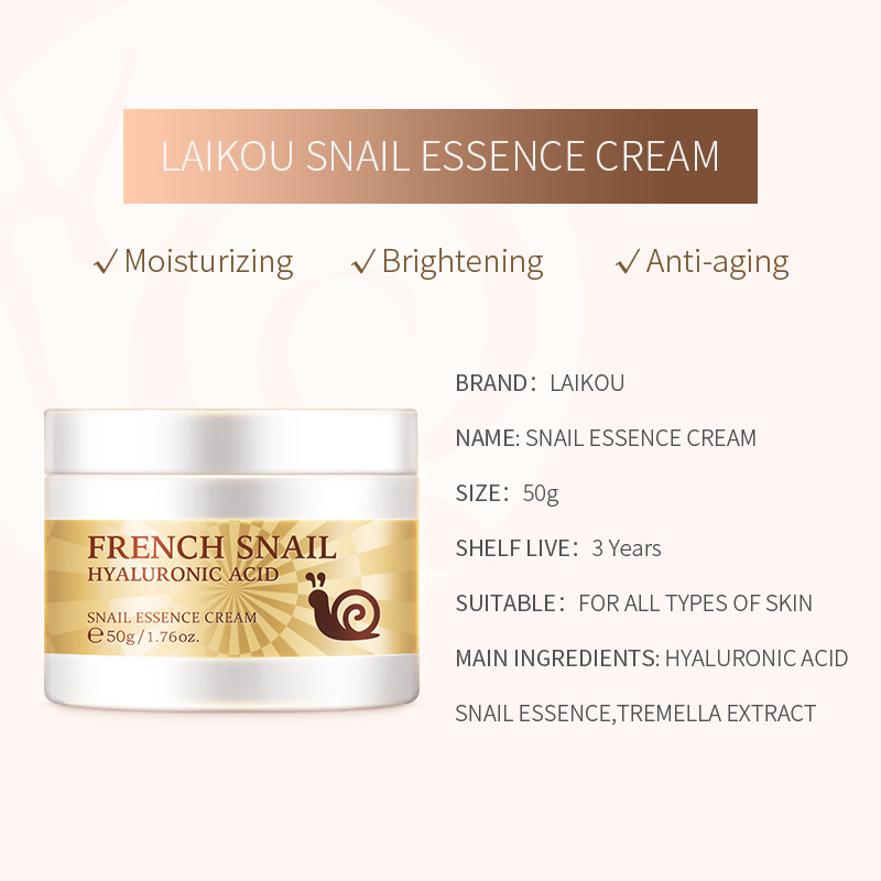 LAIKOU escargot crème pour le  - Hyaluronic Acid Facial Serum avis et prix