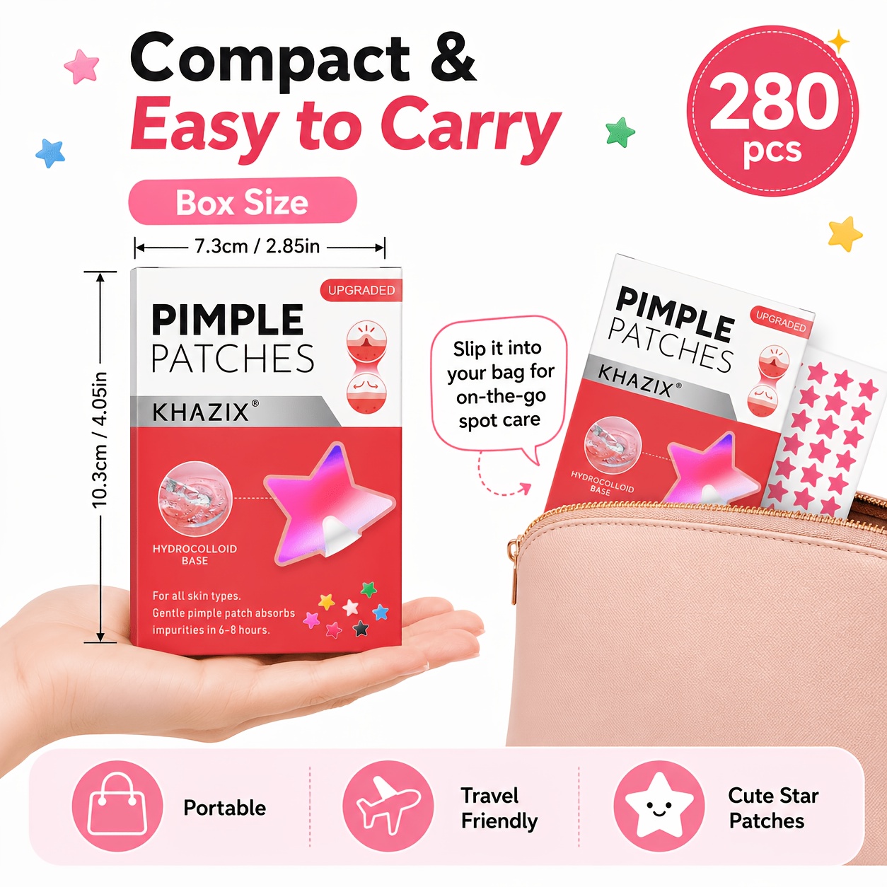280 Patchs Étoiles Anti-Bouton - Hydrocolloid Pimple Patch avis et prix