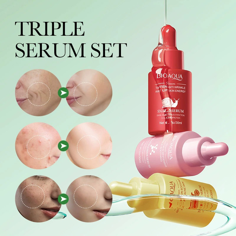 3 pièces/ensemble BIOAQUA Séru - Hyaluronic Acid Facial Serum avis et prix