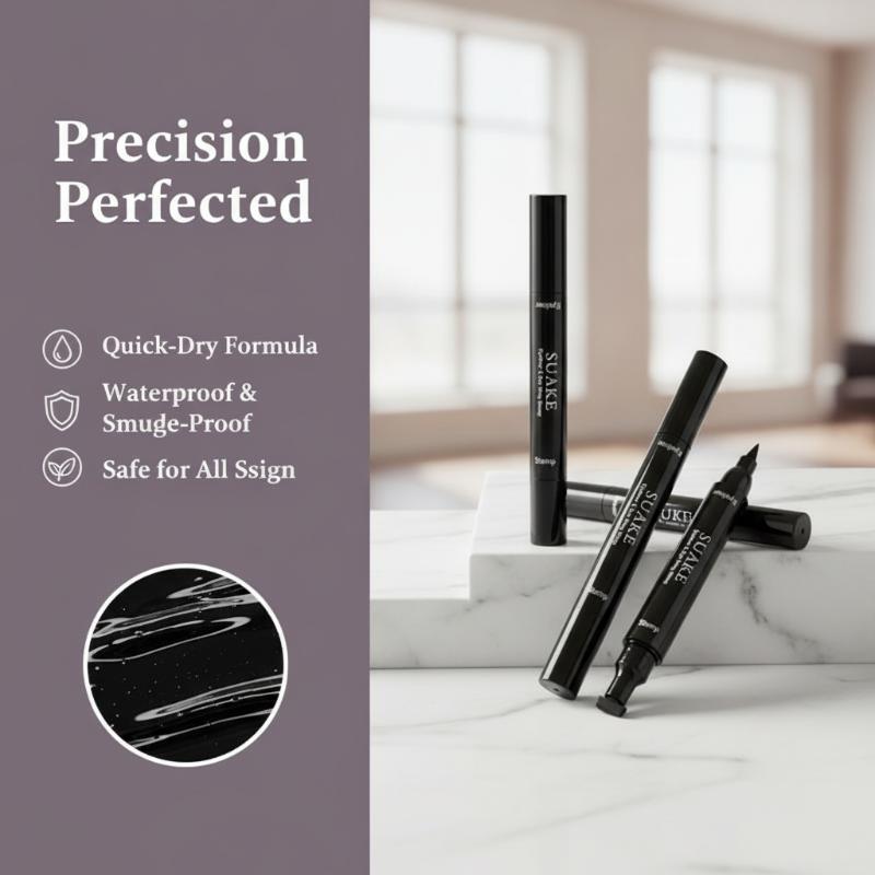 2 stylos eye-liner noirs à dou - Waterproof Liquid Eyeliner Pen avis et prix